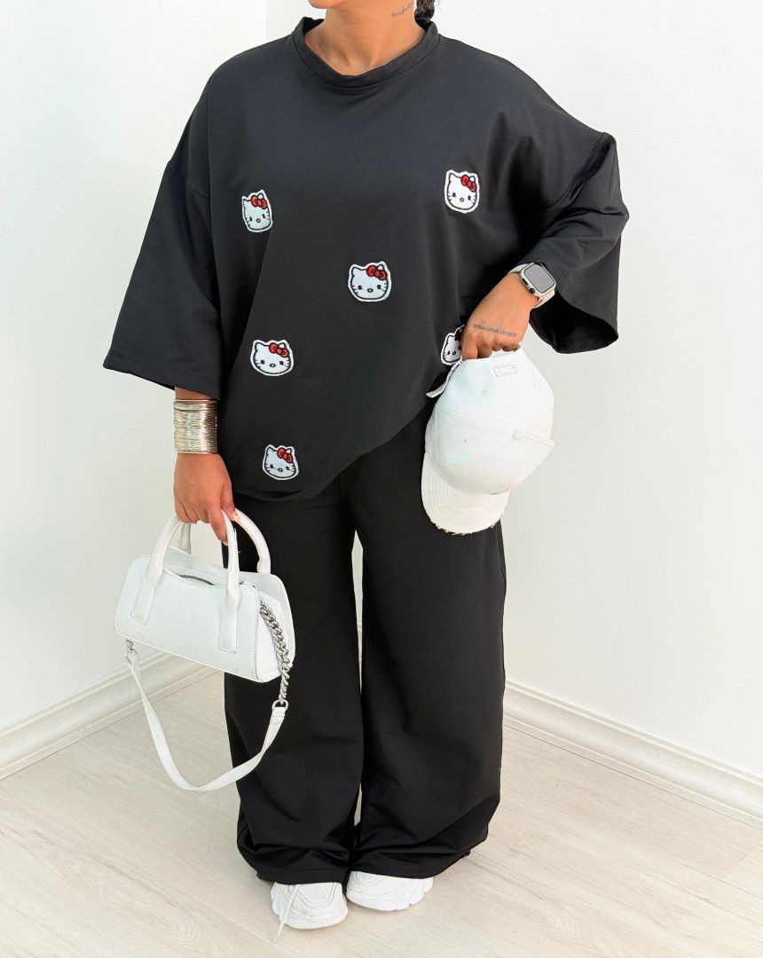 Hello Kitty Oversized  Co-Ord Set